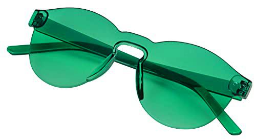 TOPICO Gafas de Sol Unisex Juvenil Fancy Style, Color Verde