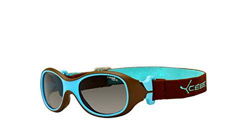 Cébé Chouka Gafas, Unisex niños, Multicolor (Matt Chocolate Blue), S