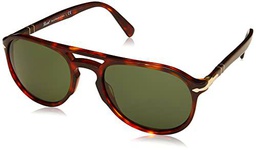 Persol 0PO3235S Gafas, CAFFÉ/Green, 55 Unisex Adulto