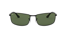 Ray-ban Mod. 3498 - Gafas de sol para hombre, color negro (black/green), talla 64