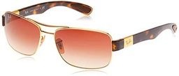 Ray-ban Mod. 3522 - Gafas de sol para hombre, color marrón (arista/browngradient), talla 64