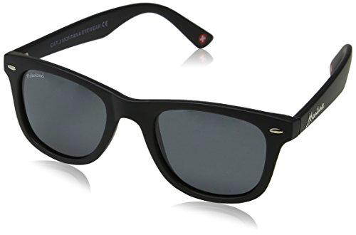 Montana MP41 - Gafas de sol unisex - Multicolor adulto (negro / lentes de humo)