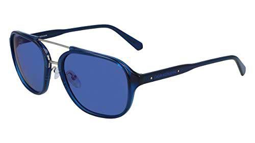 Calvin Klein Jeans CKJ19517S Gafas de Sol, Azul, Taille Unique para Hombre