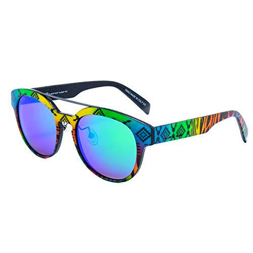 italia independent 0900AINX-149-000 Gafas de sol, Bicolor/Amarillo, 50 Unisex