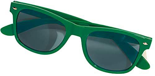 TOPICO Gafas de Sol Unisex Juveniles, Color Verde Oscuro