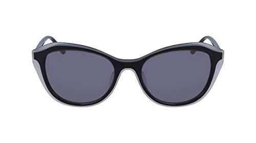 DKNY DK508S Gafas de Sol, Grey/Black, Taille Unique para Mujer