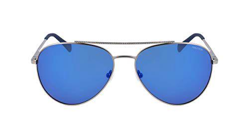 Nautica N4647SP Gafas, Matte Gunmetal/Blue Mirror, Taille Unique para Hombre