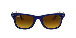 Ray-Ban 0RB2140 Gafas, Blue ON Stripes Orange/Blue, 50 Unisex